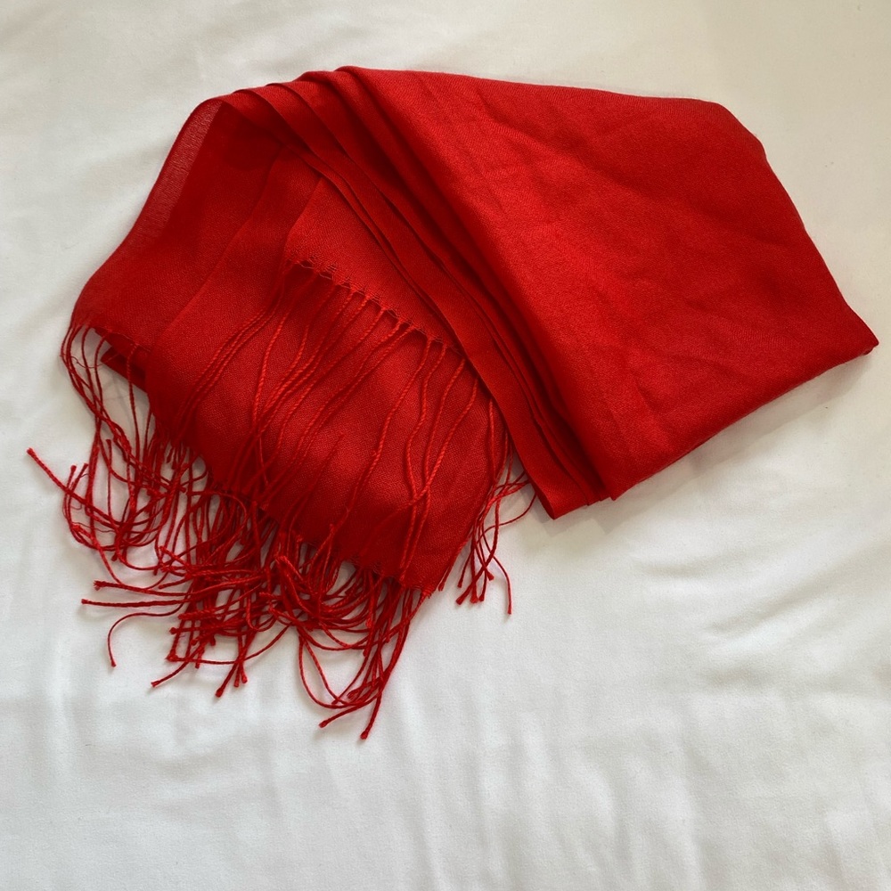 Red scarf